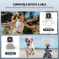 NEEWER LITETRIP LT07 61" Aluminum Travel Tripod Stand for Camera with Pan Tilt Low Profile Ball Head, Arca QR Plate Compatible with Peak Design Tripod Plate V3, Dual Center Axis, Max Load 22lb