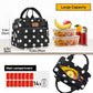 HOMESPON Insulated Lunch Bag for Women Men Lunch Box Cooler Lunch Tote for Work Picnic (Polka Dots)