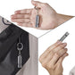 Whistle for Coaches Teachers, Emergency Survival Stainless Steel Whistles 2 Pack with Keychain for Referee Train Hiking Sports Boating Kayak Life Vest Jacket Lifeguard Outdoor Security