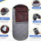 KingCamp Sleeping Bag for Adults, Cold Weather & Warm Extra Wide Big & Tall XL Portable Waterproof Flannel Sleeping Bags, Essentials Gear Accessories for Camping Backpacking Hiking Indoor & Outdoor