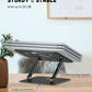 Laptop Stand Adjustable Laptop Holder for Desk, Foldable Laptop Riser Portable Computer Stand Compatible with MacBook, Lenovo, HP and All Laptops up to 15.6 inches Black