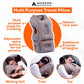Modern Advantage Inflatable Travel Pillow for Airplanes with Adjustable extra Bottom, Support head & chin to avoid Neck & Shoulder Pain for Travelling office napping with Eye Mask & Earplug, Pack of 2