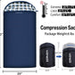 0 Degree Sleeping Bag 100% Cotton Flannel XXL for Adults Big and Tall Cold Weather Winter Zero Degree Camping,Free Compression Sack
