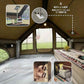 Inflatable Camping Tents 8-10 Person,129 Square Feets Large Inflatable Camping Tent with Stove Jack,Blow up Tent with Mesh Windows & Pump