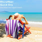 2 Pack Microfiber Oversized Lightweight Beach Towel 71"x32" XL Extra Large Thin Sand Free Towels Travel Swim Pool Yoga Gym Camping for Adults Women Men Beach Essentials Accessories Vacation Gift