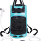 WILD HEART Camping Shower, 5.8 Gallons/22L Portable Camp Shower Bag with Upgraded Screw Lid, Water Level Window, Pressure Foot Pump, and Handy Nozzle, Solar Shower for Beach Camping Hiking Trip