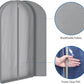 Zilink 40" Suit Bags for Closet Storage Clear Mink Coat Storage Bag Hanging Garment Bags for Storage with 4" Gussets for Suit, Fur Coat, Leather Jacket, Shirts and Sweater, Set of 4