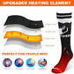 SNOW DEER Upgraded Rechargeable Electric Heated Socks，Ultimate Foot Warmer for Men & Women, Perfect for Skiing, Camping, Hiking, Motorcycling, &Outdoor Riding in Winter (S)