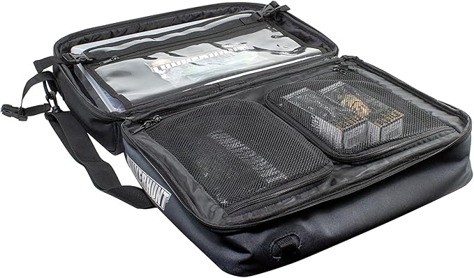 Lunkerhunt Fishing Tackle Sling Bag with Adjustable Strap - Water-Resistant TPE Fabric
