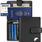 Passport Holder Wallet Cover Case for Women and Men,RFID Blocking,Passport Case,Travel Accessories (Black)