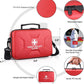 410 Piece Waterproof Hard Shell First Aid Kit for Home, Car, Travel, Camping, Truck, Hiking, Sports, Office, Vehicle & Outdoor Emergencies - Emergency Medical Kits (Red)