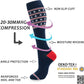 Compression Socks for Women Men Circulation Knee High 8 Pairs for Nurses, Running, Travel, Athletic