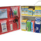 Rapid Care First Aid 80097 2 Shelf All Purpose First Aid Kit Cabinet, Class A+, Exceeded OSHA and ANSI Z308.1 2015, Wall Mountable