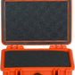MEIJIA Portable All Weather IP67 Waterproof Protective Case, Hard Case,Camera Case With Customizable Foam,Fit Use of Drones, Cameras,Equipments, 8.12”x6.56”x 3.56” (Orange)