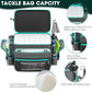 THKFISH Waterproof Fishing Tackle Bags, Saltwater Resistant Large Fishing Tackle Bag, 1000D PVC Waterproof Fishing Gear Storage Store 3600 3700 Trays