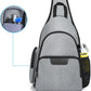 MOSISO Camera Bag Sling Backpack, DSLR/SLR/Mirrorless Full Open Camera Case with Tripod Holder&Rain Cover&Modular Insert, Photography Backpack Compatible with Canon/Nikon/Sony/Fuji, Grey