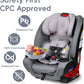 Kids Car Seat Tray, Travel Tray with Cup Holder for Toddler Baby, Kids Car Seat Food Snack Organizer for Road Trip, Stroller Snack Organizer Travel Must Haves Toddler Must Haves (Light Grey, 1 PCS)