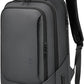 hk Laptop Backpack for Men with USB Charging Port for Business Work College Travel (Dark Grey, 17.3 inch)