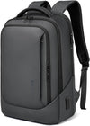 hk Laptop Backpack for Men with USB Charging Port for Business Work College Travel (Dark Grey, 17.3 inch)