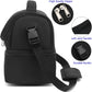 FlowFly Double Decker Cooler Insulated Lunch Bag Large Tote for Boys, Girls, Men, Women, With Adjustable Strap,Black