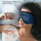LC-dolida Sleeping Headphones Eye Mask, Sleep Mask with Bluetooth Headphones 3D Eye Mask Wireless Music Cotton Sleep Cover for Side Sleepers Nap Insomnia Air Travel Meditation Gifts for Unisex