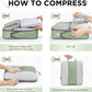 10 Set Compression Packing Cubes for Travel Essentials,Compressible Expandable Packing Cubes for Suitcase,OlarHike Luggage Organizer Bags for Travel,Handy Helper for Organizing Clothes(Matcha Green) - Roamly