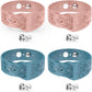 Motion Sickness Bands Anti Nausea Acupressure Wristband Sea Sickness Wristbands Nausea Bands（2 Pairs-Bule+Pink）-Daisy