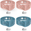 Motion Sickness Bands Anti Nausea Acupressure Wristband Sea Sickness Wristbands Nausea Bands（2 Pairs-Bule+Pink）-Daisy