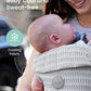 GROWNSY Baby Carrier Newborn to Toddler, Breathable Mesh Carrier(7-44lbs) with One-Click Sliding Clasp, Head Support, Ergonomic Design and Hands-Free Comfort, Silver Gray