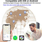 Air Tracker Tags for Android or iOS,Dual System Smart Tags,Keys Finder and Item Locator for Keys,Smart Tracking Tag,Compatible with iOS Find My or Google Find Hub App,Luggage,Backpack,Bags and More