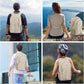 ZOMFELT Hiking Backpack for Women Men, 25L Lightweight Packable Backpacks for Trip, Water Resistant Small Travel Backpack, Foldable daypack for Hiking, Walking, Cycling, Camping, Beige - Roamly