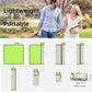 ZAZE Extra Large Picnic Outdoor Blanket, 80''x80'' Waterproof Foldable Blankets Gingham Picnic Mat for Beach, Camping Grass Lawn Park Accessories Cute Couple Gifts Ideas Wedding Registry(Green White)