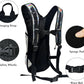 Reflective Hydration Backpack, Hydration Pack - Water Backpack with 2L/3L Hydration Bladder, Essential for Festivals - Rave Hydration Pack for Hiking, Running, Cycling, and Festivals