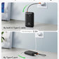Portable Charger 20000mAh 30W Fast Charging, Power Bank with Built-in Cables & LED Display, USB C Battery Pack for iPhone 16/15/14/13, Samsung, iPad and Android Phones, Ideal for Travel -Black