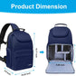 MOSISO Camera Sling Bag, DSLR/SLR/Mirrorless Camera Case Crossbody Photography Backpack with Tripod Holder&Removable Modular Inserts&PU Handle Compatible with Canon/Nikon/Sony, Navy Blue