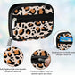 Serfeymi Weekly Travel Pill Organizer Pill Case for Purse with Removable 7 Day Pill Box, Fashionable Travel Medicine Organizer Pill Container for Medicine, Vitamin, Supplement - Brown 02 + Pill Box