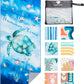 PY SUPER MODE Beach Towel - 75 x 35 inches Quick Dry Microfiber Beach Towels Oversized, Lightweight Soft and Absorbent Pool Towel Suitable for Swimming Camping for Adults