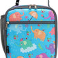 FlowFly Kids Lunch box Insulated Soft Bag Mini Cooler Back to School Thermal Meal Tote Kit for Girls, Boys, Elephant