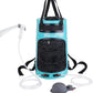 WILD HEART Camping Shower 22L/ 12L Portable Shower for Camping with Pressure Foot Pump and Hose - Solar Shower Bag Backpack for Camping, Road Trip & Outdoor Use