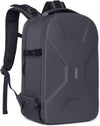 MOSISO Camera Backpack, DSLR/SLR/Mirrorless Photography Camera Bag 15-16 inch Waterproof Hardshell Case with Tripod Holder&Laptop Compartment Compatible with Canon/Nikon/Sony, Gray