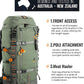 SPIKA Hunting Backpacks for Men, Meat Hauler Frame Pack with Rifle Holder, 40L/80L Extendable + Capacity for Bow Rifle Gun