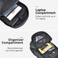 Activated Carbon Lined Backpack Bag With Comb Lock & Hoodie Water Resistant,Anti Theft Laptop Daypack Travel bags for Men & Women Travel