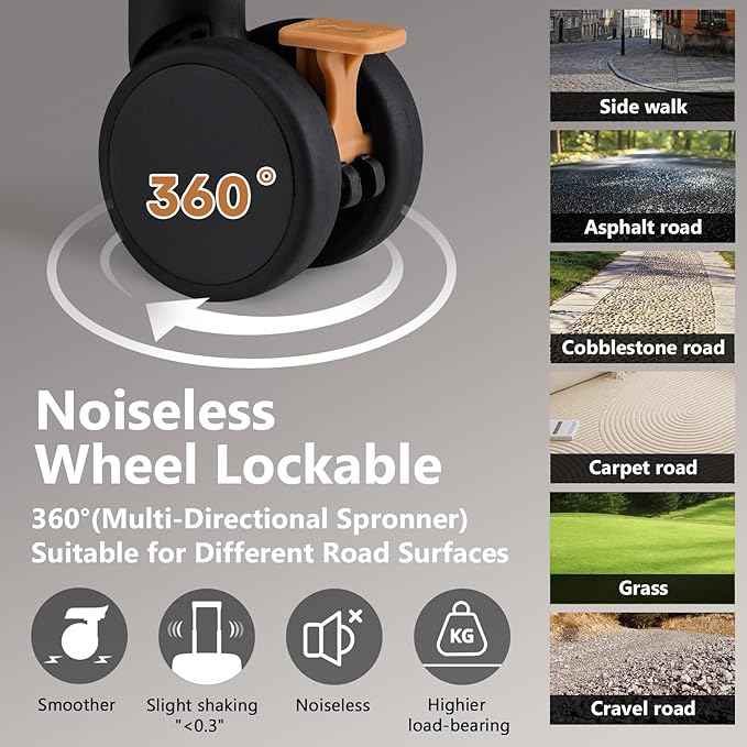 Joyway Carry On Luggage, Expandable Suitcase with Smart Cup Holder and USB Port, 20 IN Hardside Checked with TSA Lock Spinner Double Wheels (Coffe, Carry-On 20-Inch)