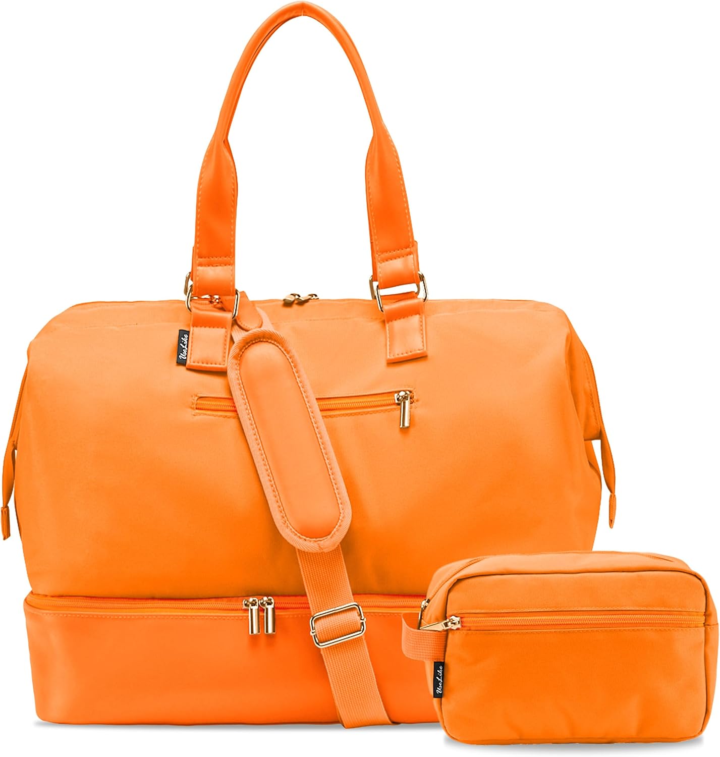 Weekender Bags for Women, Large Travel Duffel Bag with Shoes Compartment, Carry On Overnight Tote Bags with Toiletry Bags, Hospital Bags for Labor and Delivery - Roamly