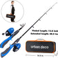 Urban Deco Kids Fishing Pole Set Portable Telescopic Kids Fishing Rod and Reel Combo Kit with Tackle Box for Beginners, Boys,Girls,Youth,Children