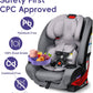 [2 Packs] Kids Car Seat Tray, Travel Tray with Cup Holder for Toddler Baby, Kids Car Seat Food Snack Organizer for Road Trip, Stroller snack Organizer Travel Must Haves (Purple, 2 PCS)
