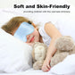 Silk Sleep Eye Mask for Kids, 100% Real Natural Pure Silk Sleeping Masks, Blindfold Sleep Eye Cover with Adjustable Strap, Soft & Lightweight Night Eyeshade for Boys Girls Teens (2 Pack)