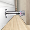 Door Stoppers – Heavy Duty Magnetic Door Stopper for Wall & Bottom of Door – Premium Adjustable Door Stop with Heavy-Duty Windproof Design, Constructed with SUS304 Stainless Steel (Stainless Steel)