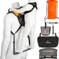 Piggyback SCOUT Toddler Carrier Backpack Deluxe with 6-Piece Accessory Set: Hip Belt, Carry Bag, Side Pocket, Mud Flap, Water Bottle & More - For Ages 2-4 (Under 50 lbs) - Hiking & Travel