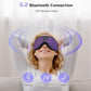 LC-dolida Sleep Mask with Bluetooth Headphones Bluetooth Sleep Mask Sleep Headphones,3D Eye Mask for Sleeping Mask Music Sleeping Headphones for Side Sleepers Meditation Gifts Gadgets for Men Women